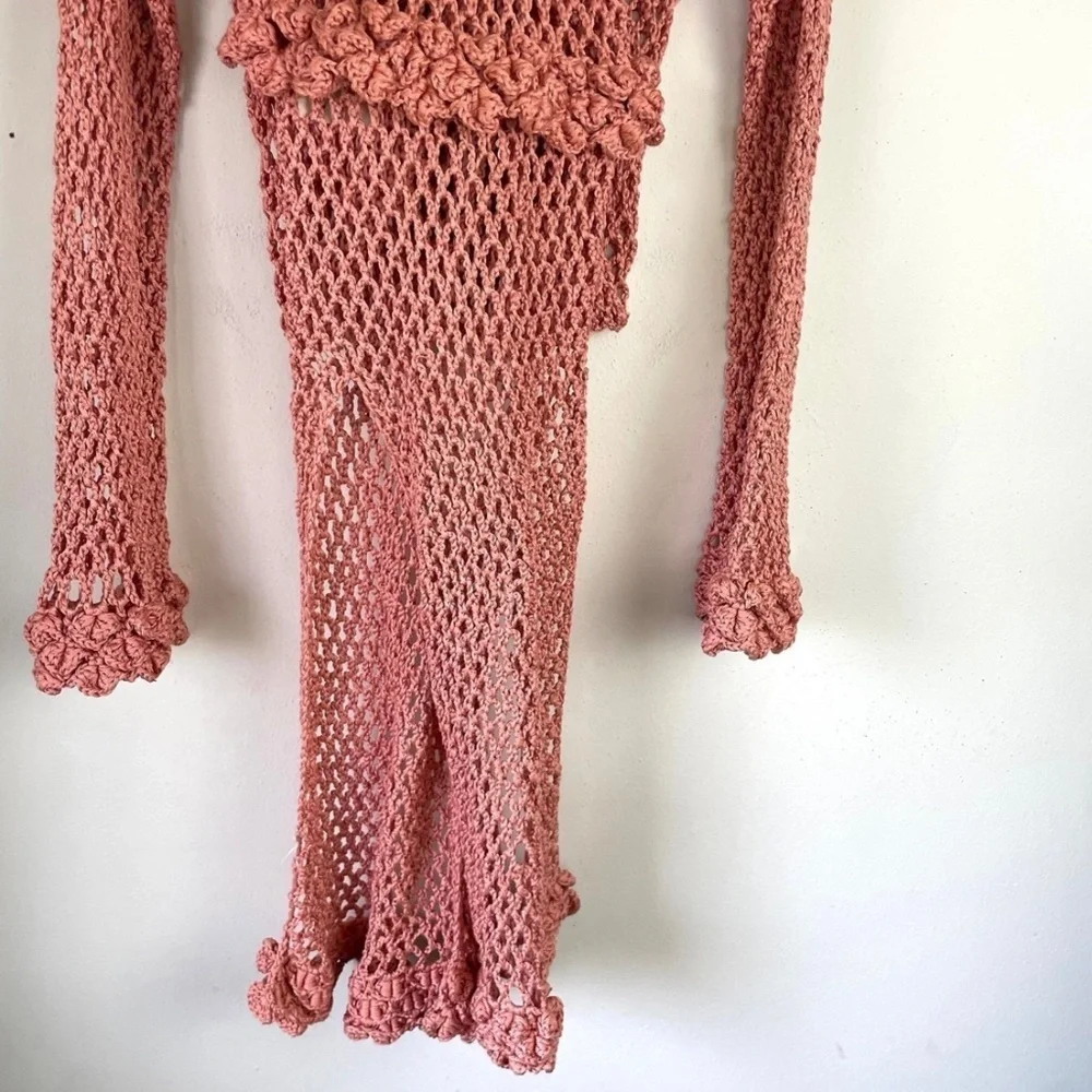 AYNI‎ IMAC Crochet Knit Maxi Dress